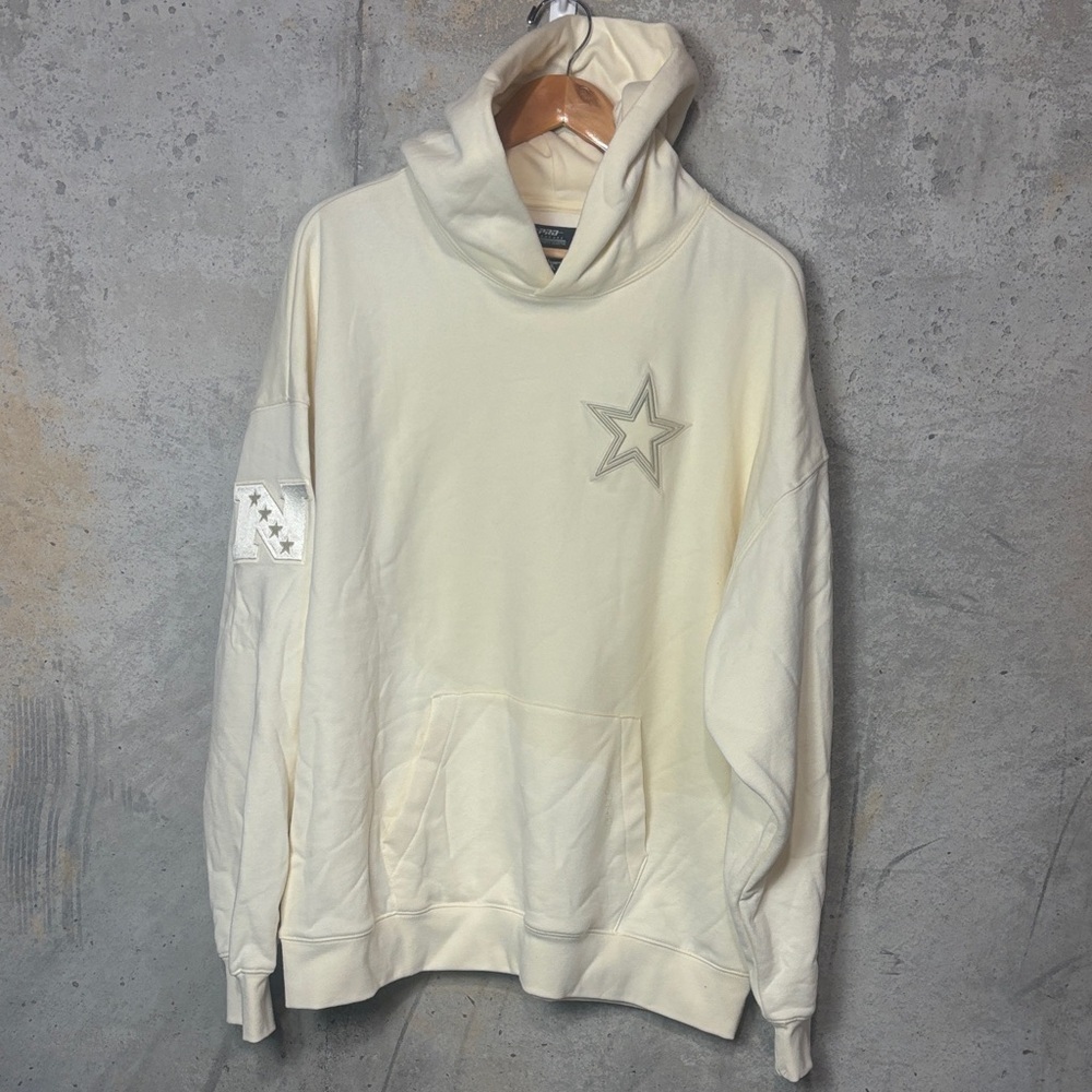 STANDARD Fleece Pull Over Hoodie eggshell